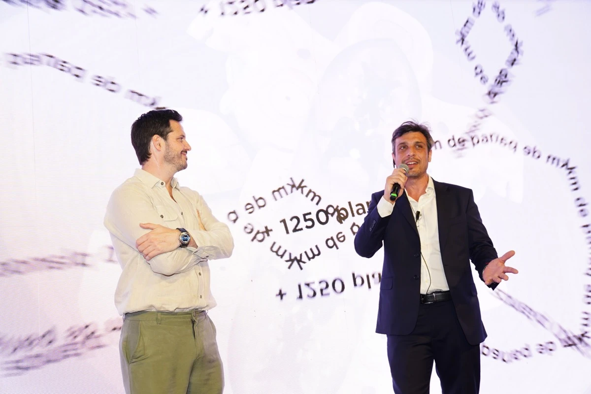 Juan Astibia, Presidente de Atlántida y Matías Rosado, director y productor de Feria Puro Diseño.