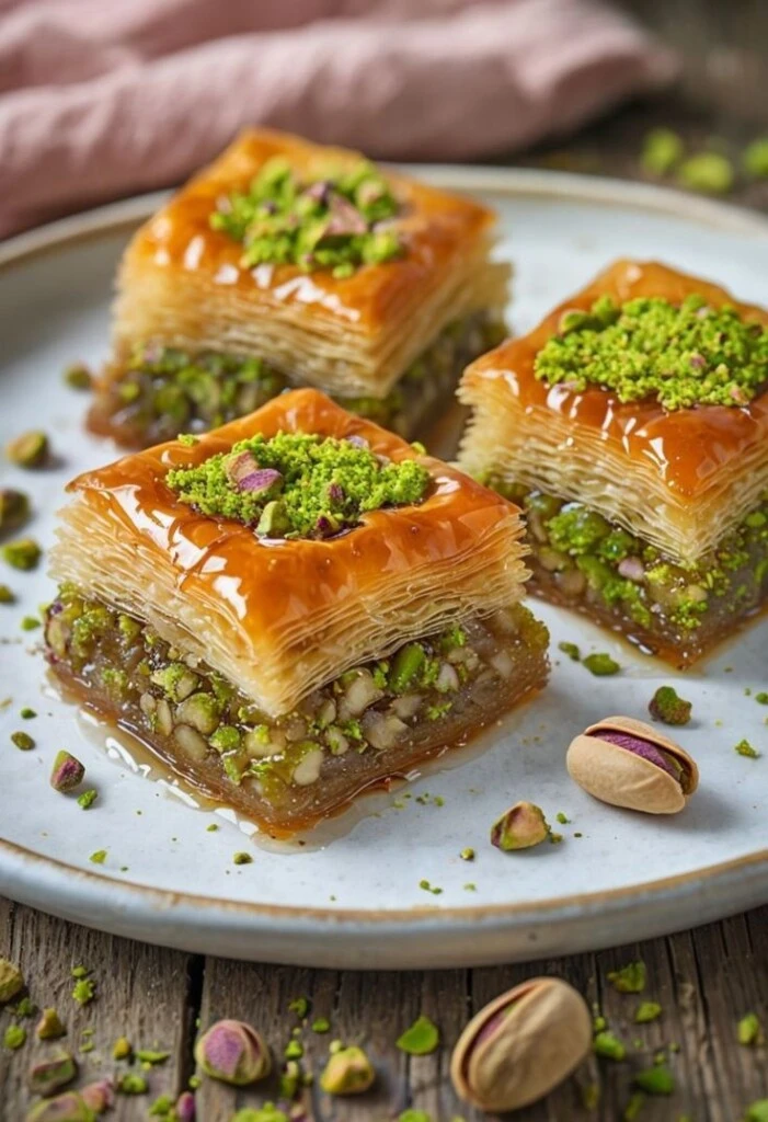 Cómo hacer baklava con pistachos: una receta deliciosa de Medio Oriente