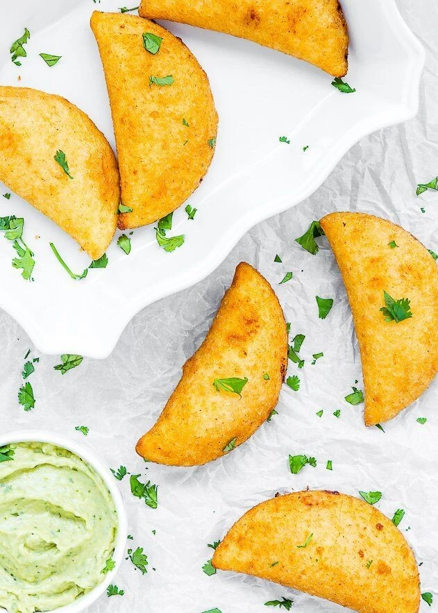 empanadas de humita con masa de polenta