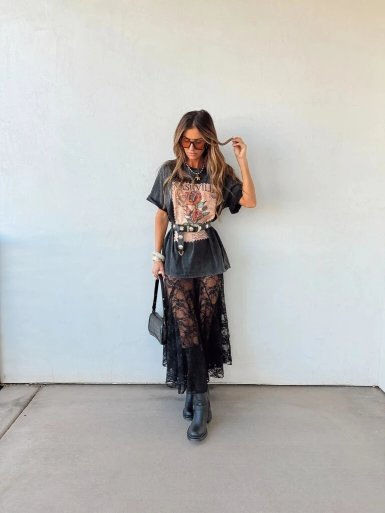 El boho rock chic es diferente al boho chic.