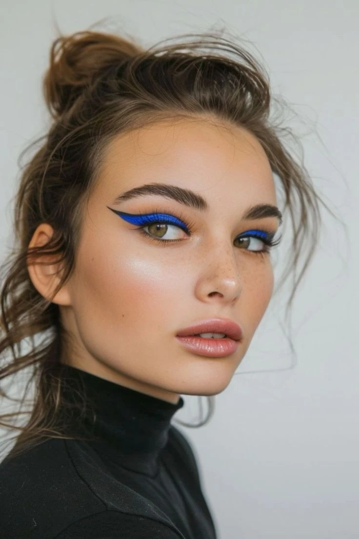 Delineador azul: el truco de maquilladora para que tus ojos marrones y verdes resalten al instante