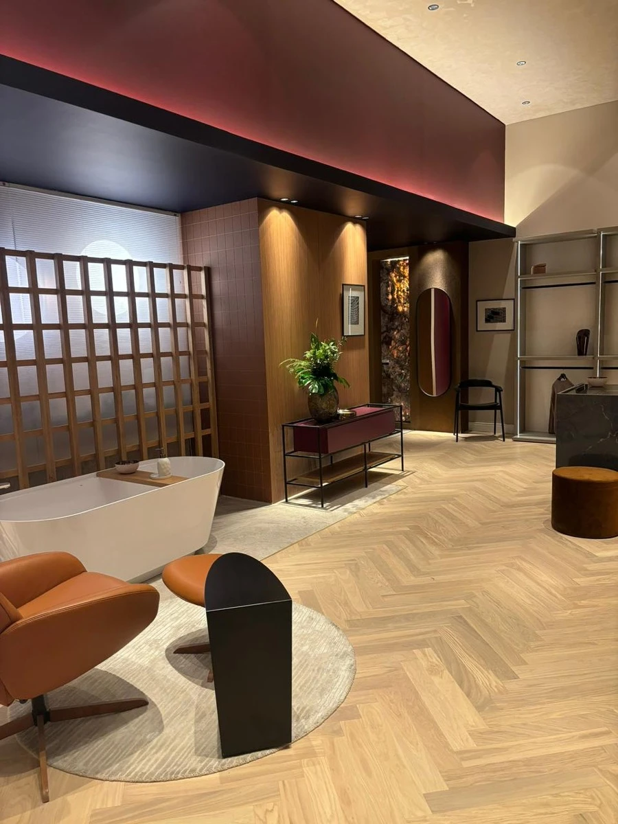 El espacio creado por Martin Casabe está diseñado de acuerdo a un recorrido con sentido. 