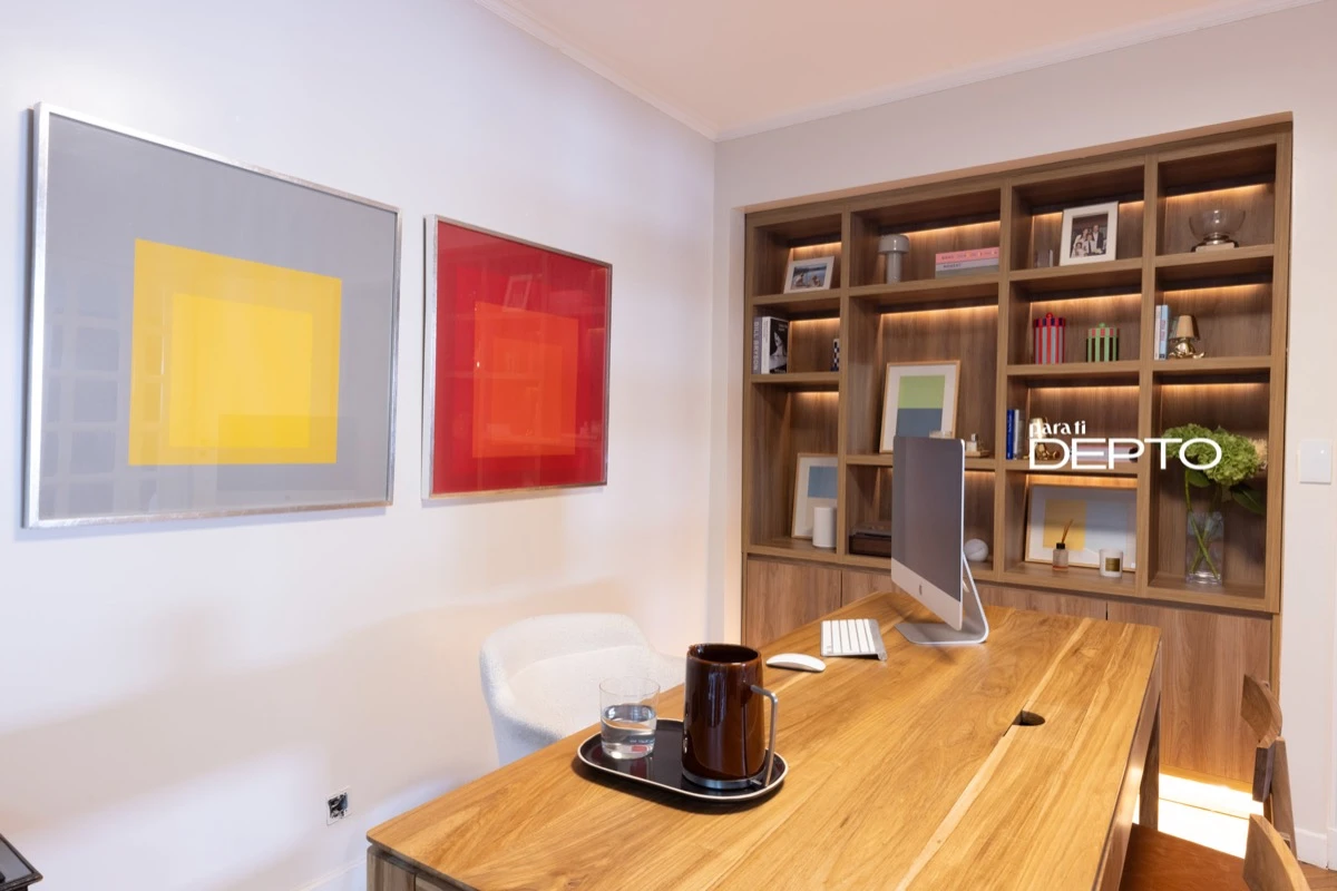 El lugar de trabajo, uno de los espacios preferidos del depto de Isabella. 