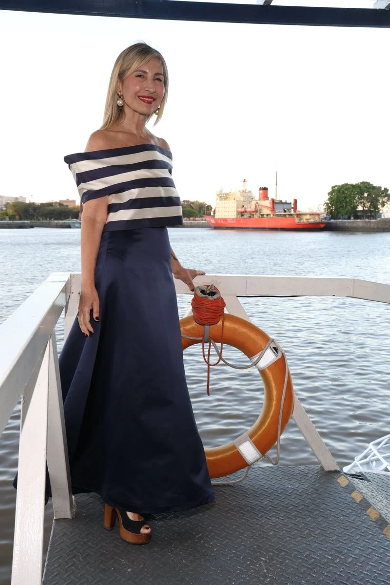 4. Flavia Fernández, directora de Cuisine et Vins, en la Gala Náutica Cuisine et Vins