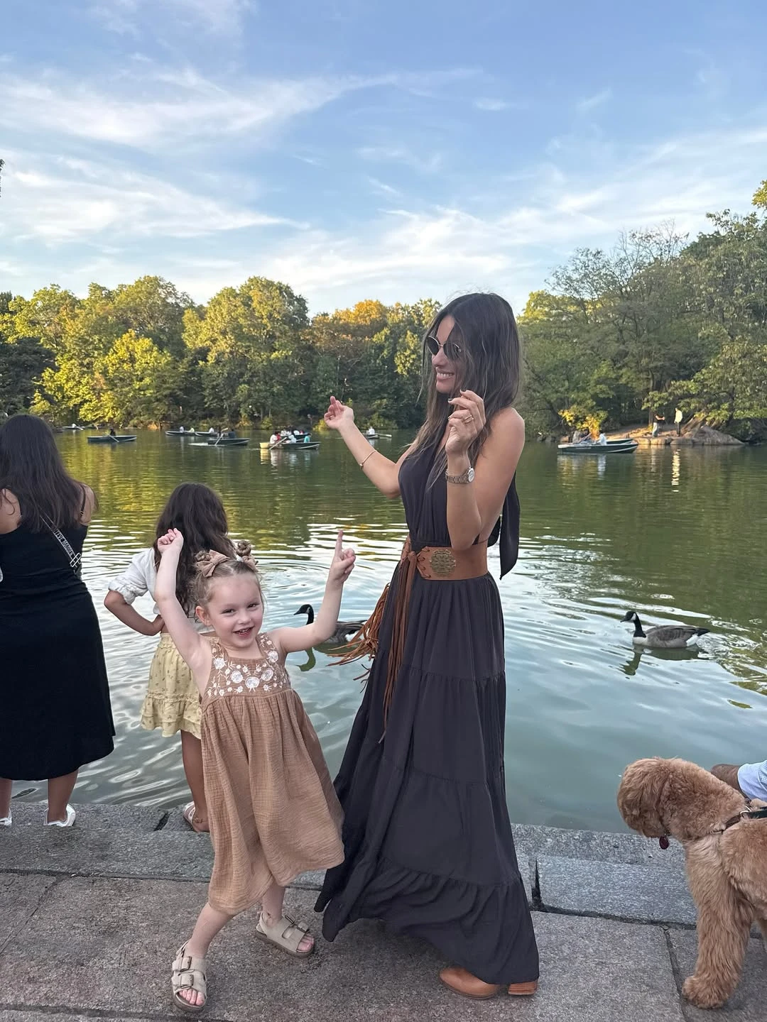 Las fotos de Pampita y sus hijos en NY