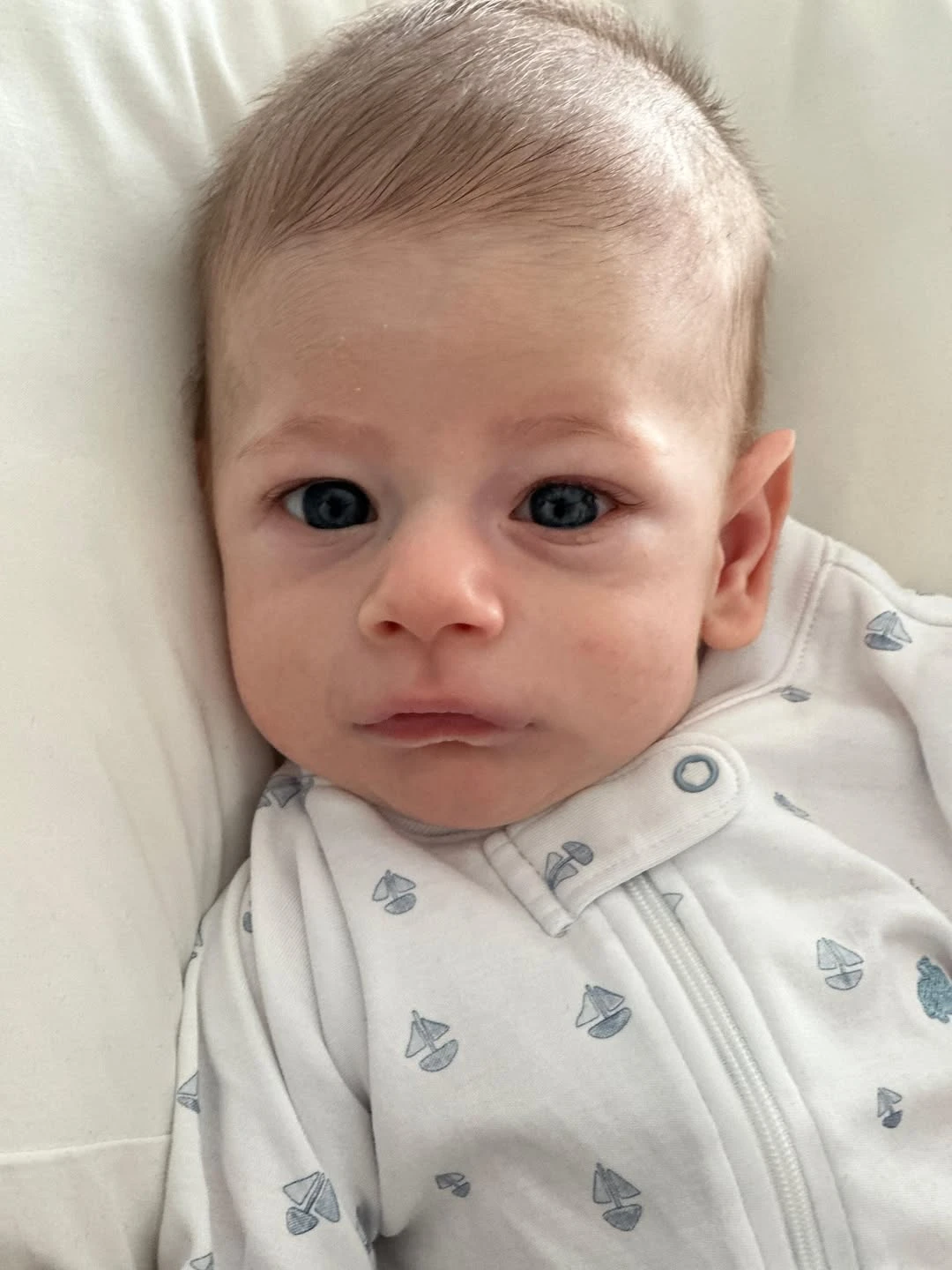 Bernardo, el sobrino nieto de Valeria Mazza