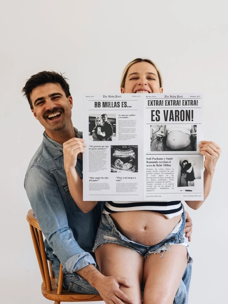 Sofía Pachano y Santiago Ramundo revelaron el sexo de su bebé: “Es varón”