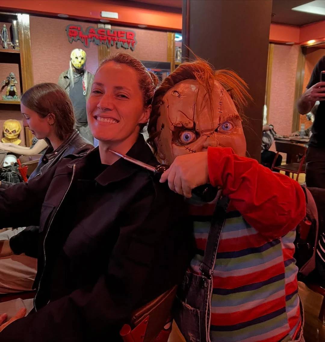 Así fue la celebración de Indiana Cubero con su papá y Mica Viciconte: un festejo nocturno con temática Halloween