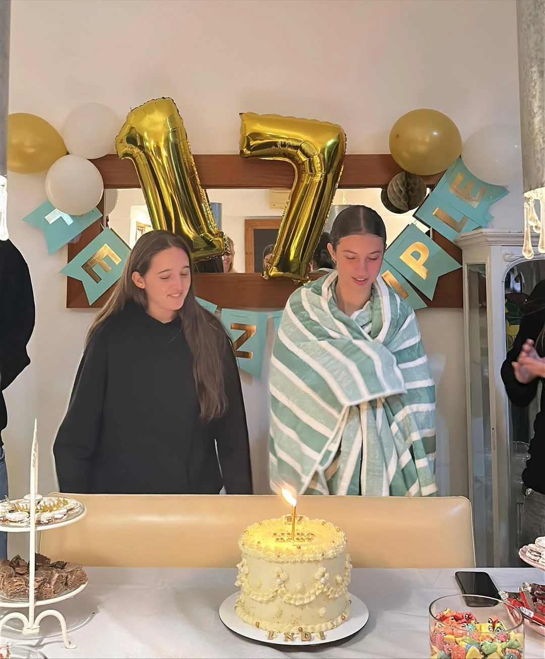 Así fue el festejo de Indiana Cubero por sus 17 años