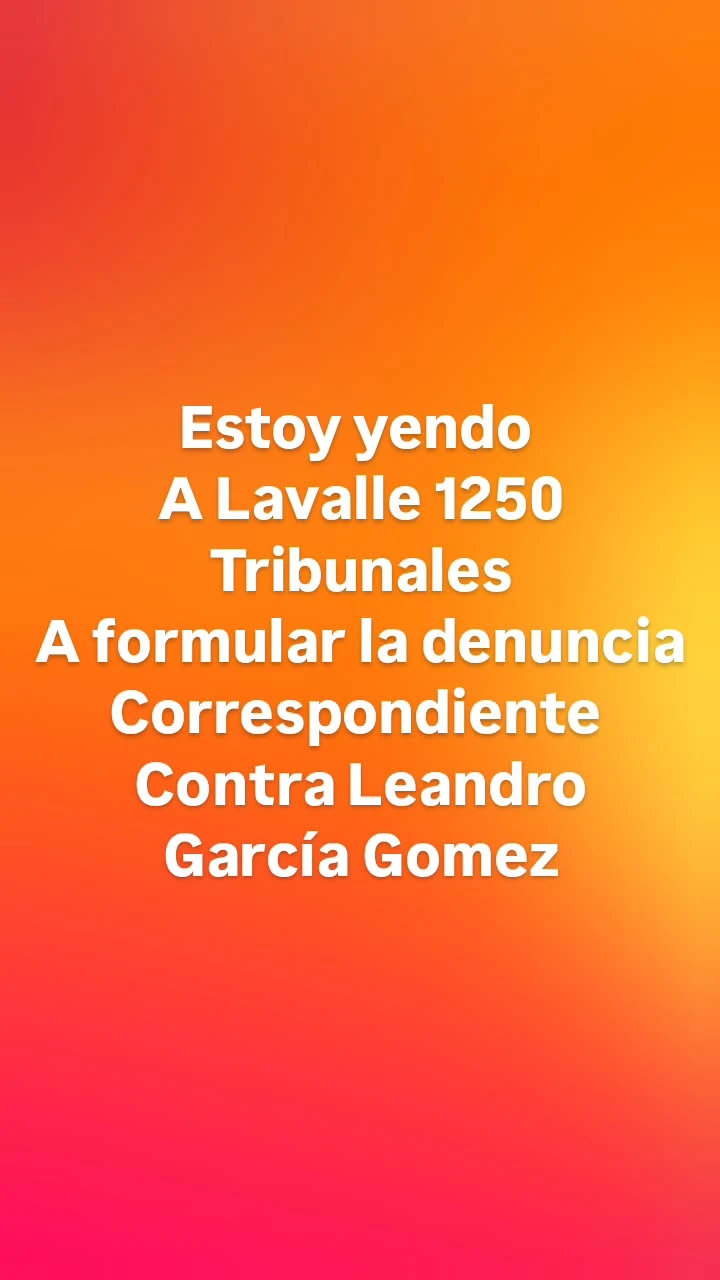 Lissa Vera contó en sus redes sociales que iba a denunciar al ex de Lourdes.