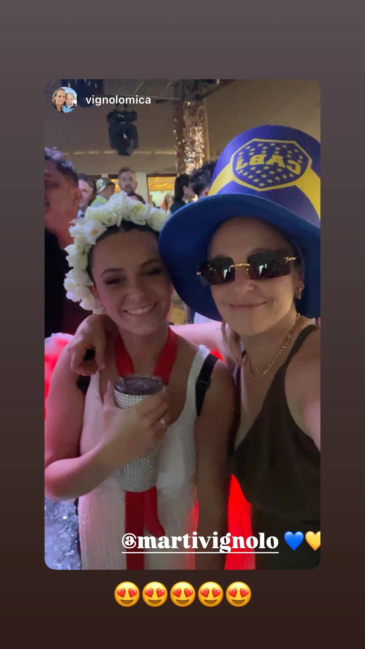 Así fue la mega fiesta de Matías Alé y Martina Vignolo