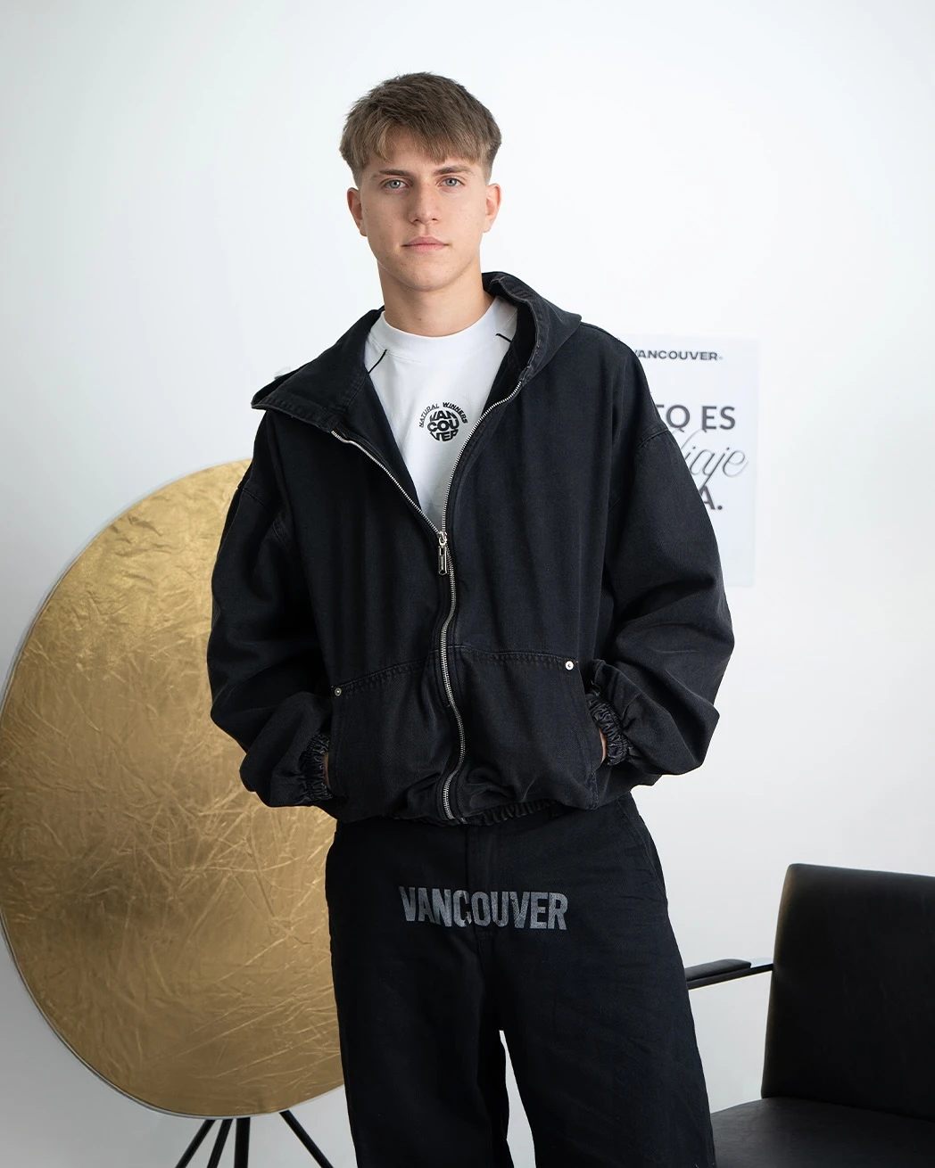 Valentino López debutó como modelo