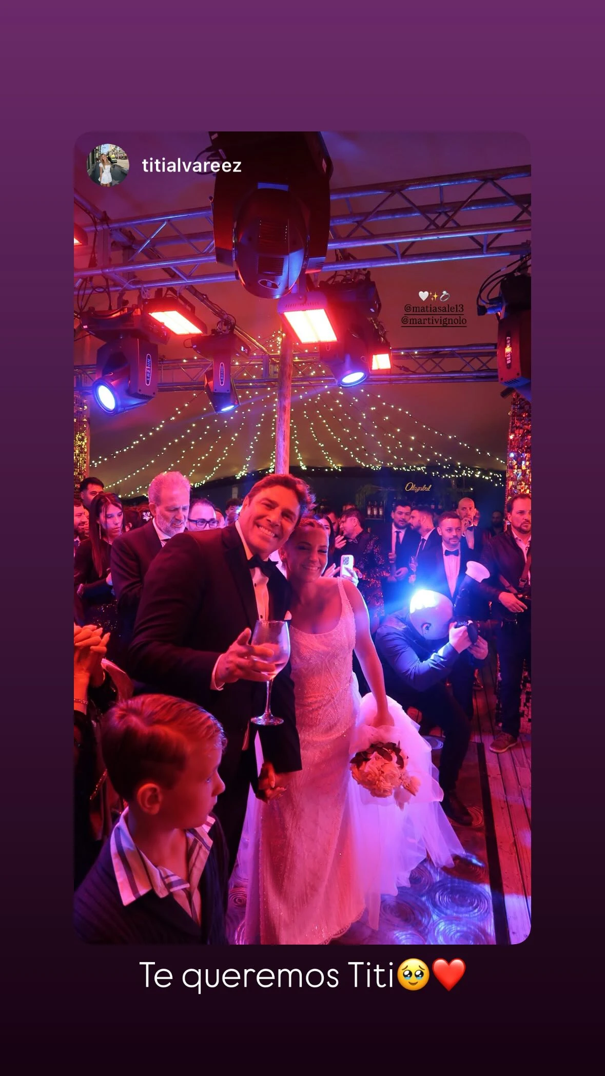 Así fue la mega fiesta de Matías Alé y Martina Vignolo