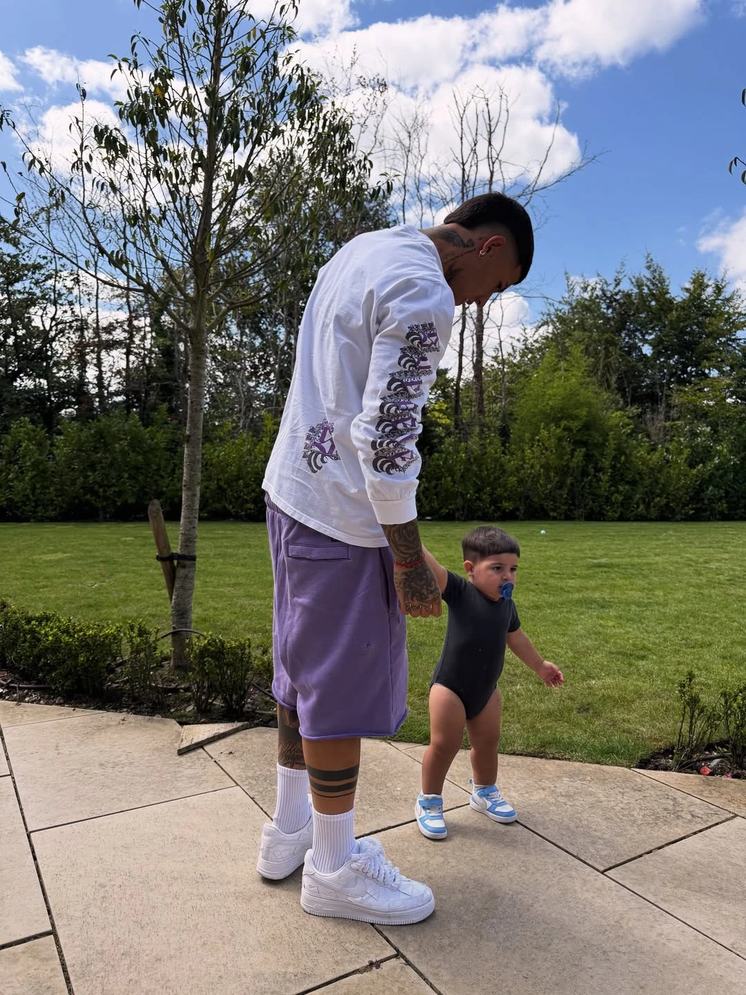 Benjamín, el hijo de Valentina Cervantes y Enzo Fernández, cumple 2 años