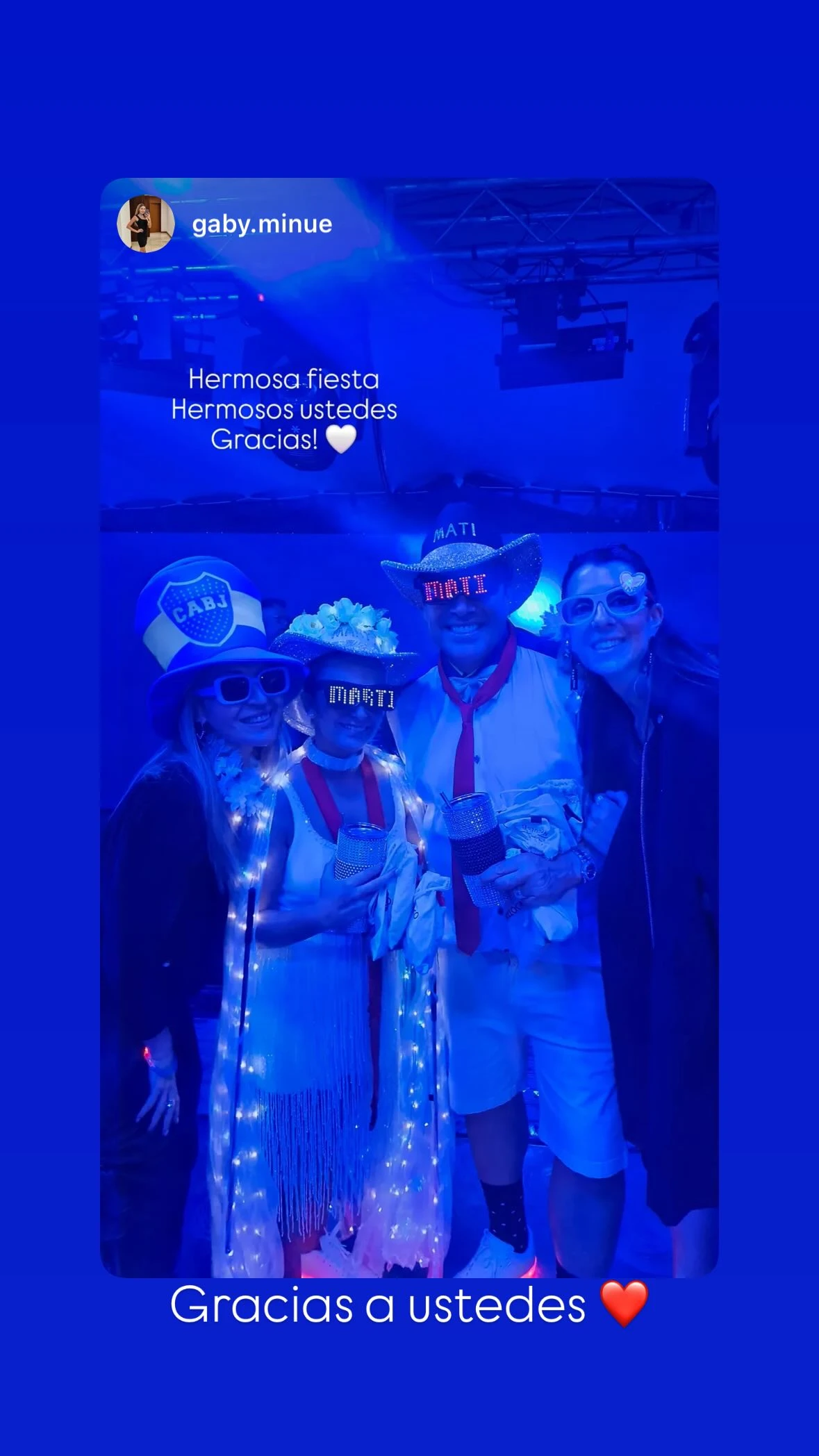 Así fue la mega fiesta de Matías Alé y Martina Vignolo