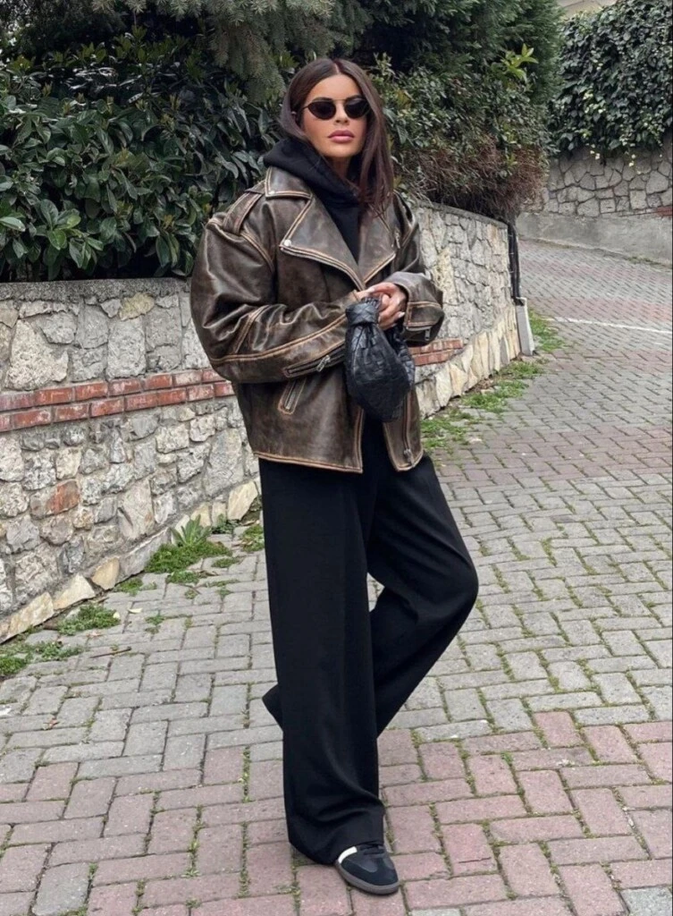 Así podés lucir esta campera.