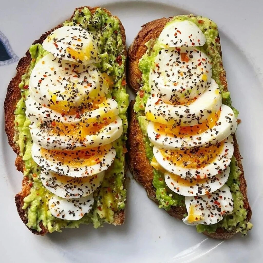 Este avocado toast es ideal para tus desayunos.