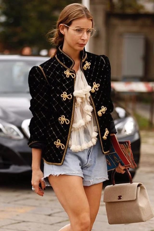 Así se lucen las napoleon jackets.