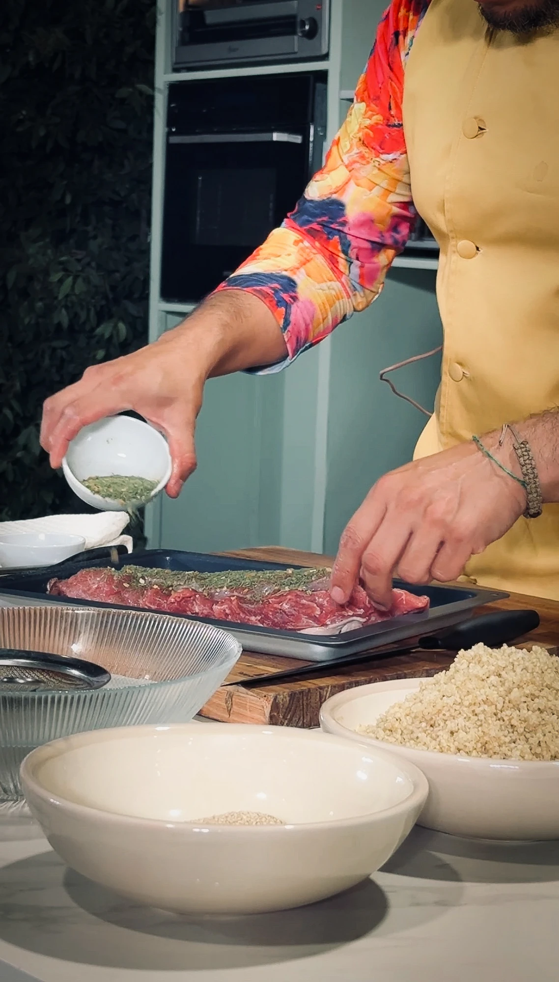 Arredo acompañó la cocina de Puro Diseño con la vajilla de su colección Primavera-Verano.