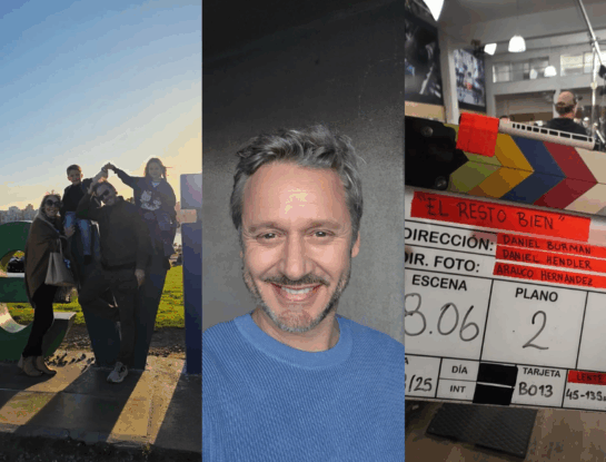 Benjamín Vicuña ⁠⁠compartió fotos inéditas del rodaje de su próximo proyecto