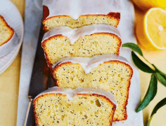 Budín de limón y amapola: ideal para la merienda y días de lluvia