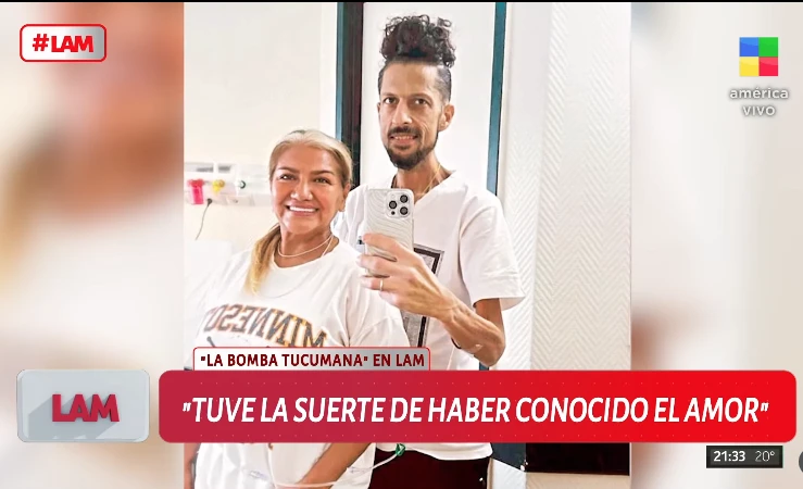 Gladys La Bomba Tucumana se emocionó al recordar a Luciano, su pareja fallecida: “Tuve la suerte de conocer el amor”