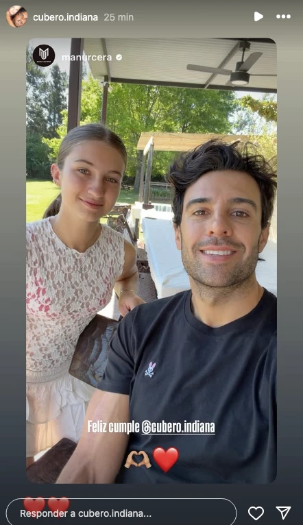 Manu Urcera y su saludo virtual para Indiana