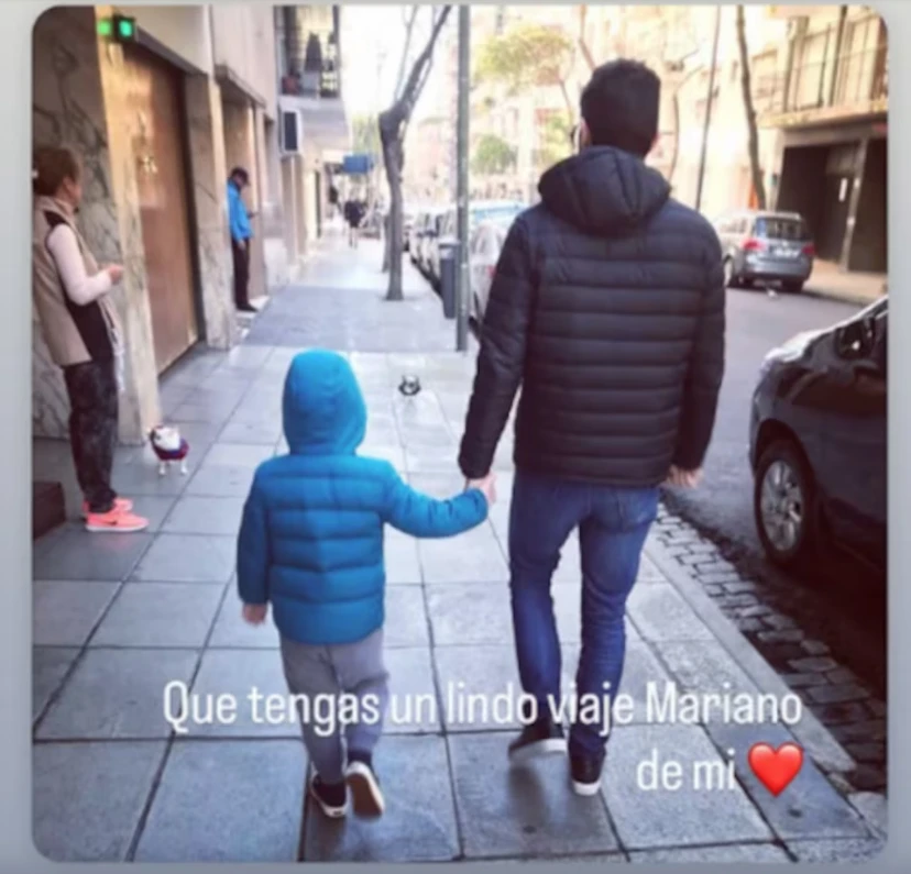 El posteo que Mercedes Morán le dedicó a Mariano Castro. 