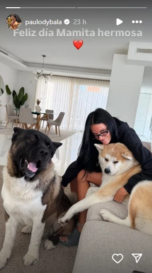 El mensaje de Paulo Dybala a Oriana Sabatini por el Día de la Madre. Foto: IG