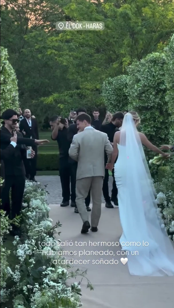 Así fue el casamiento soñado del Peque Schwartzman y Eugenia