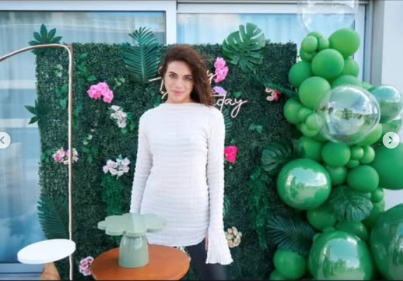 Emilia Attias festejó en su casa el cumpleaños de su hija Gina.