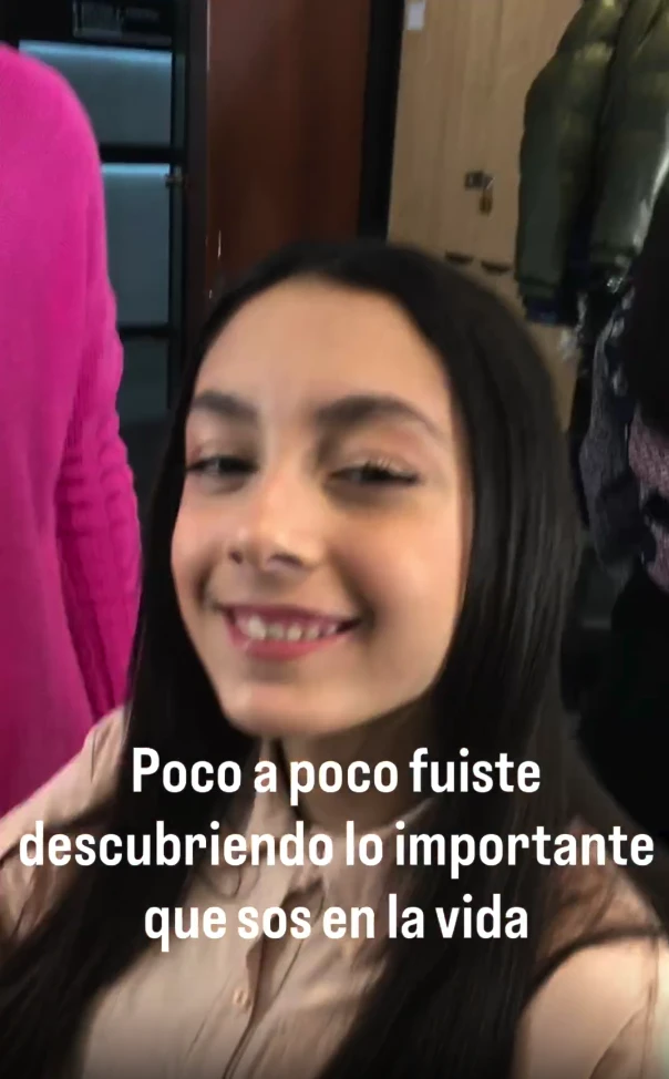 Sergio Verón y su hija Crystal