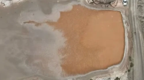 El Piletón de Barro visto desde arriba