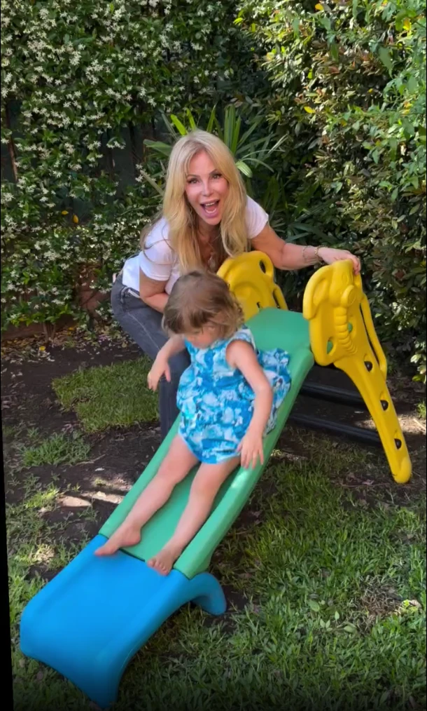 La emoción de Graciela Alfano en el primer cumpleaños de su nieta Catalina