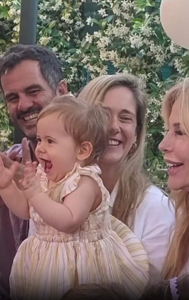La emoción de Graciela Alfano en el primer cumpleaños de su nieta Catalina