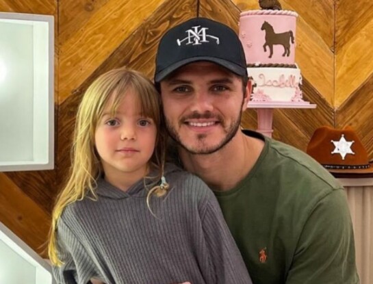 El mensaje a la distancia de Mauro Icardi a su hija Isabella por su cumpleaños número 9
