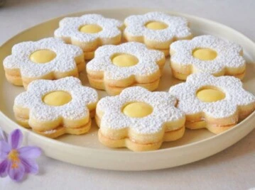Galletitas de maicena y lemon curd: una receta dulce, suave y deliciosa