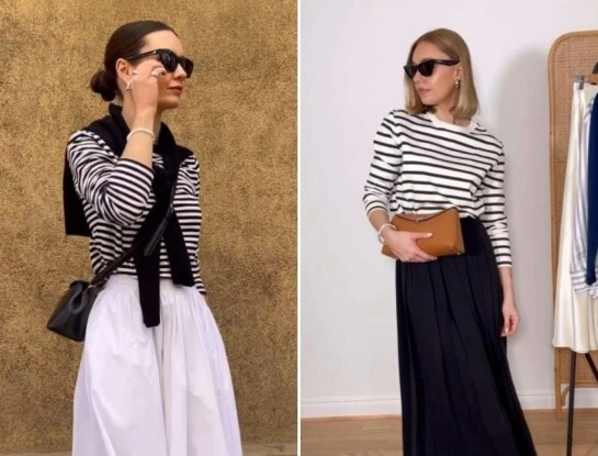 Guía de estilo: 5 looks con poleras rayadas que marcan tendencia