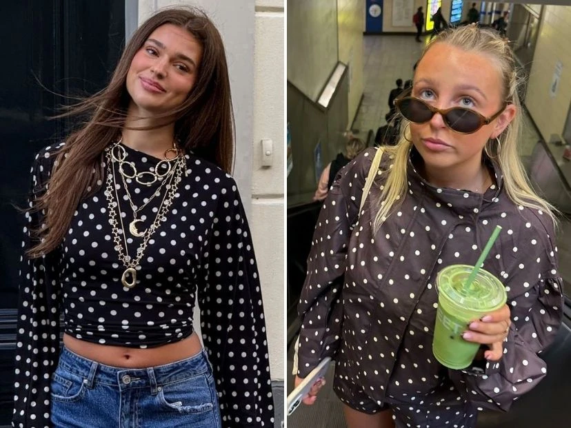 De TikTok a tu placard: cómo llevar la tendencia de los polka dots con lo que ya tenés en casa