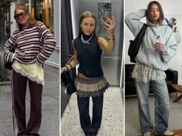 Falda sobre pantalón: la tendencia Y2K que vuelve a ser protagonista esta temporada