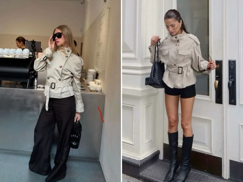 Guía de estilo: cómo lucir el cropped trench que marca tendencia