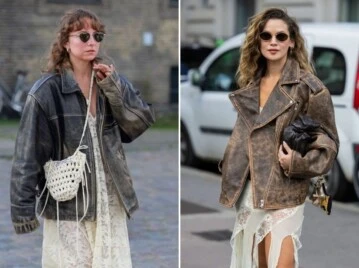 Guía de estilo: 5 looks con camperas de cuero desgastado