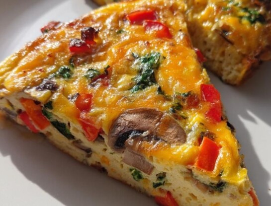 Frittata al horno: una receta con zucchini, puerro y semillas