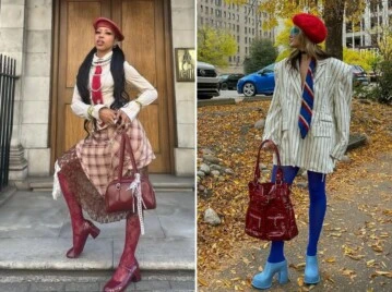 Así se luce el mismatched style.