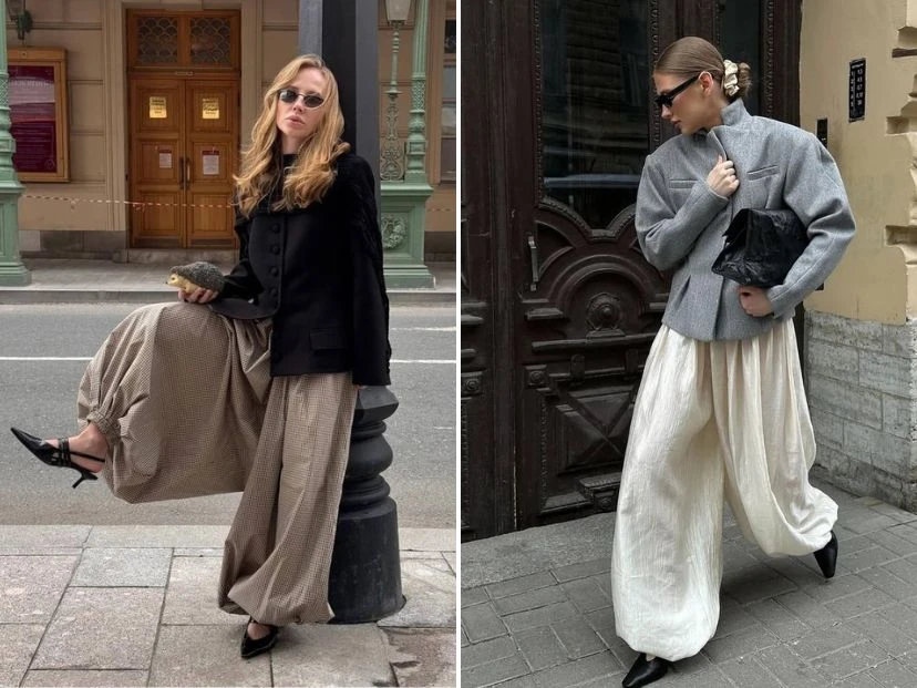 Guía de estilo: cómo lucir los pantalones harem que marcan tendencia