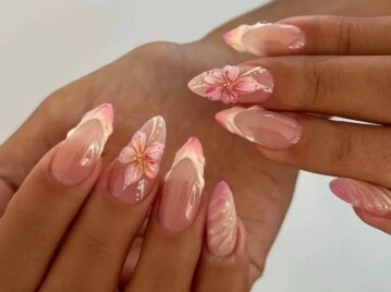 Efecto sirena: las jelly nails con diseño 3D que vas a querer probar ya