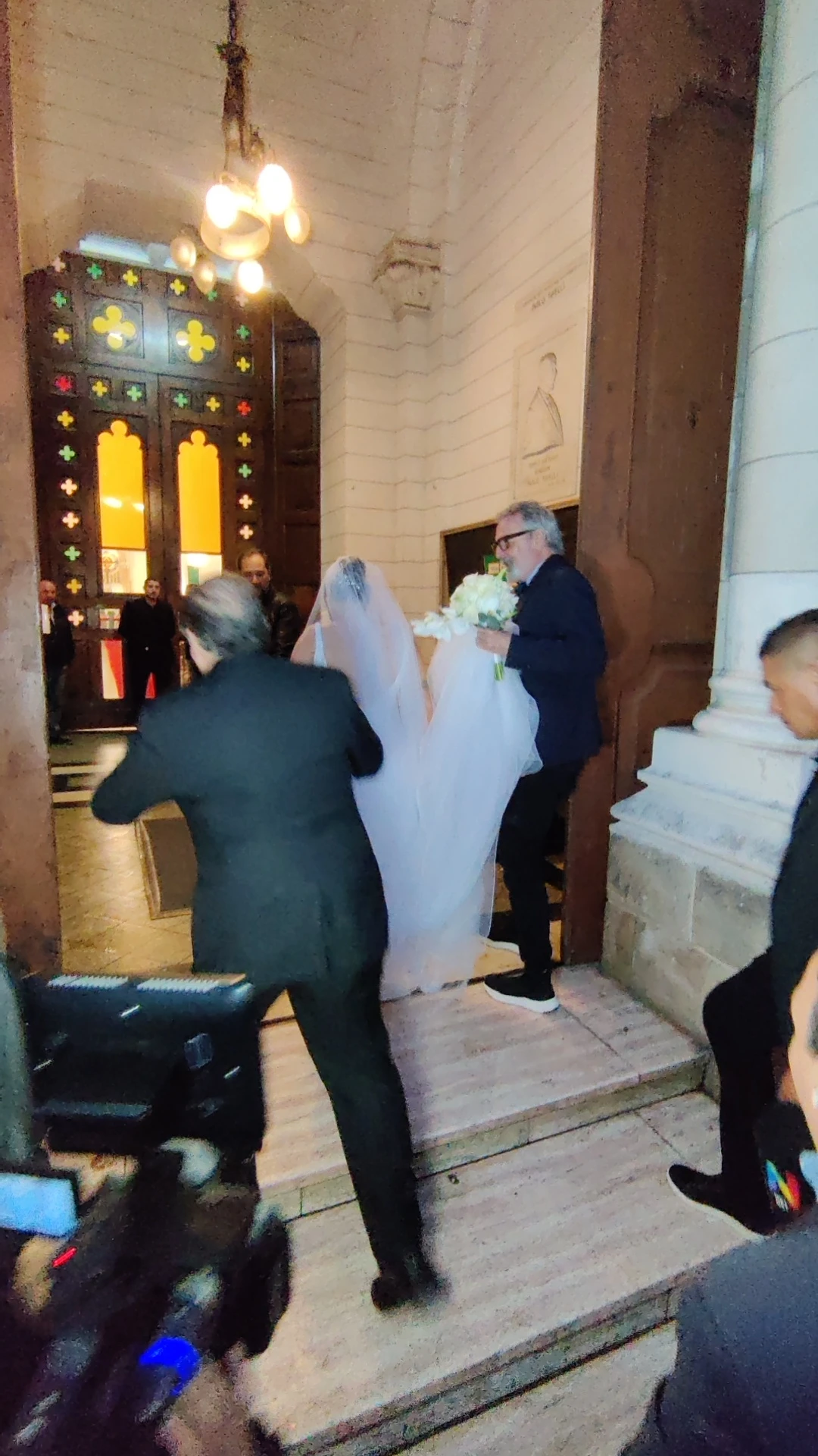Así fue la boda religiosa de Martina Vignolo y Matías Alé en Mar del Plata. foto RS Fotos