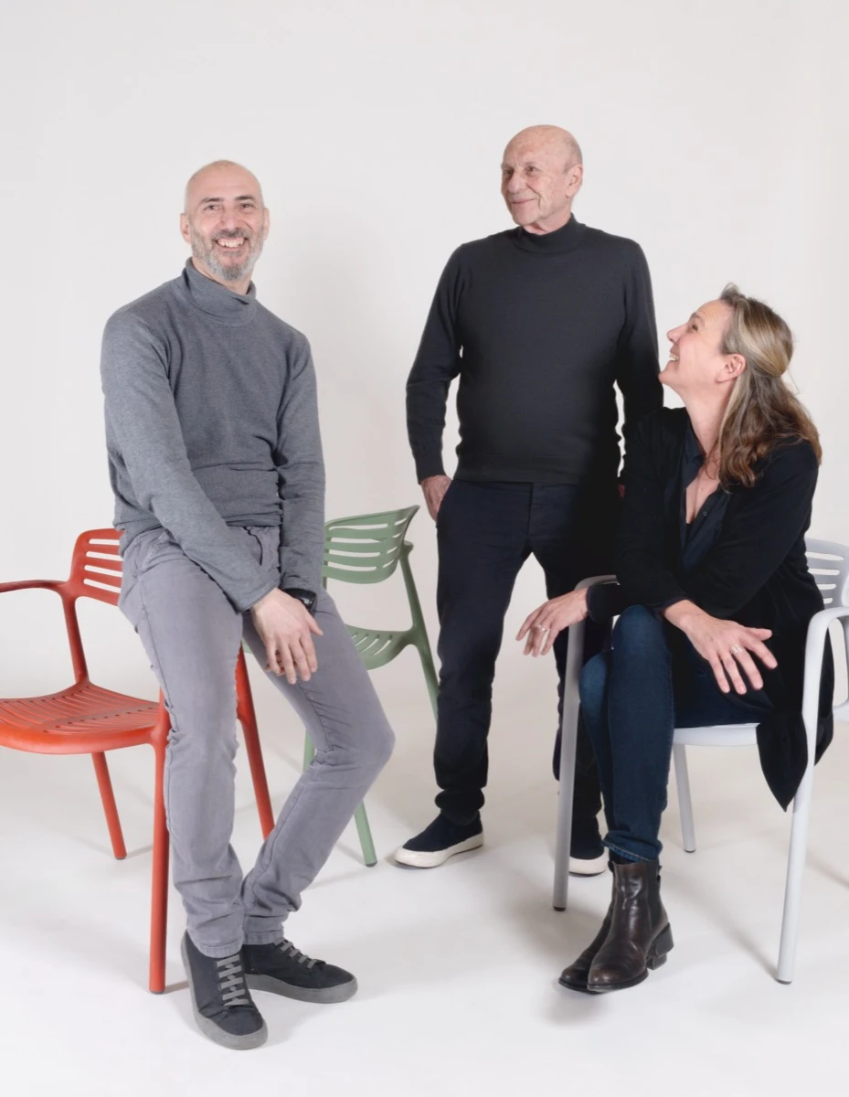 Jorge Pensi, Constanze Shütz y Roman Proubasta.