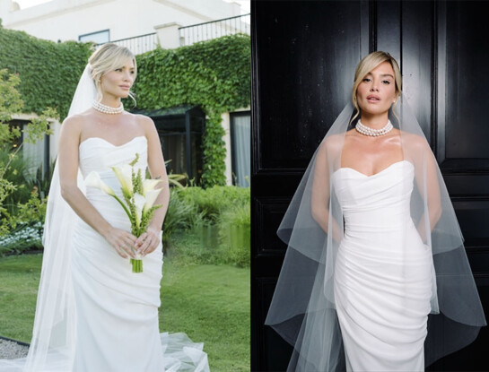 El look de novia de Eugenia De Martino para su boda con El Peque Schwartzman: romántico y glamoroso