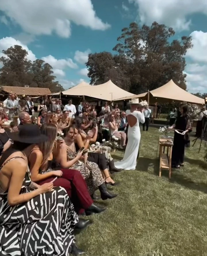 Las fotos del casamiento de Agustín Neglia y Mariana Rojas
